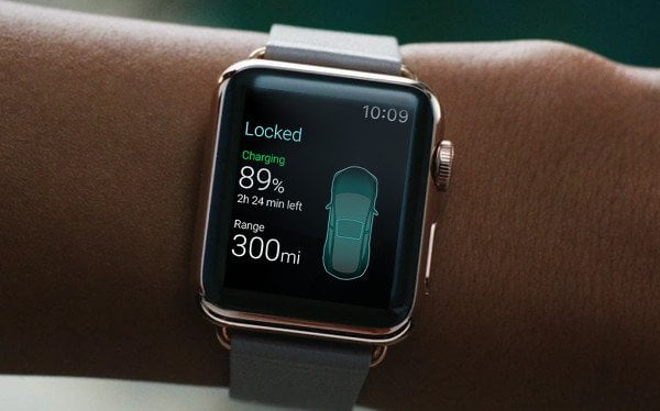 Tesla apple watch