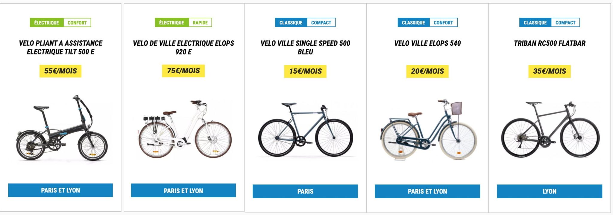 Decathlon Rent Avis sur la location de vélos électriques à Paris et Lyon