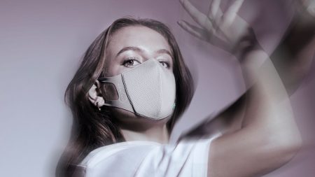image promotionnel pour la sortie du Lite Air mask de Airinium