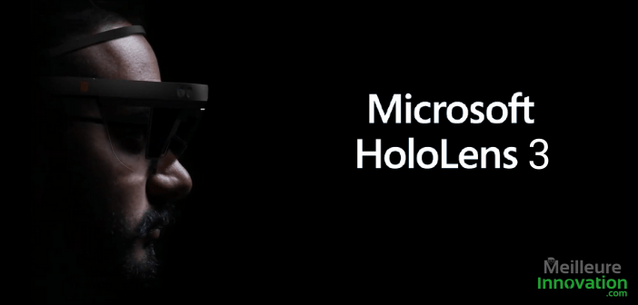 hololens 3 casque lunette AR microsoft