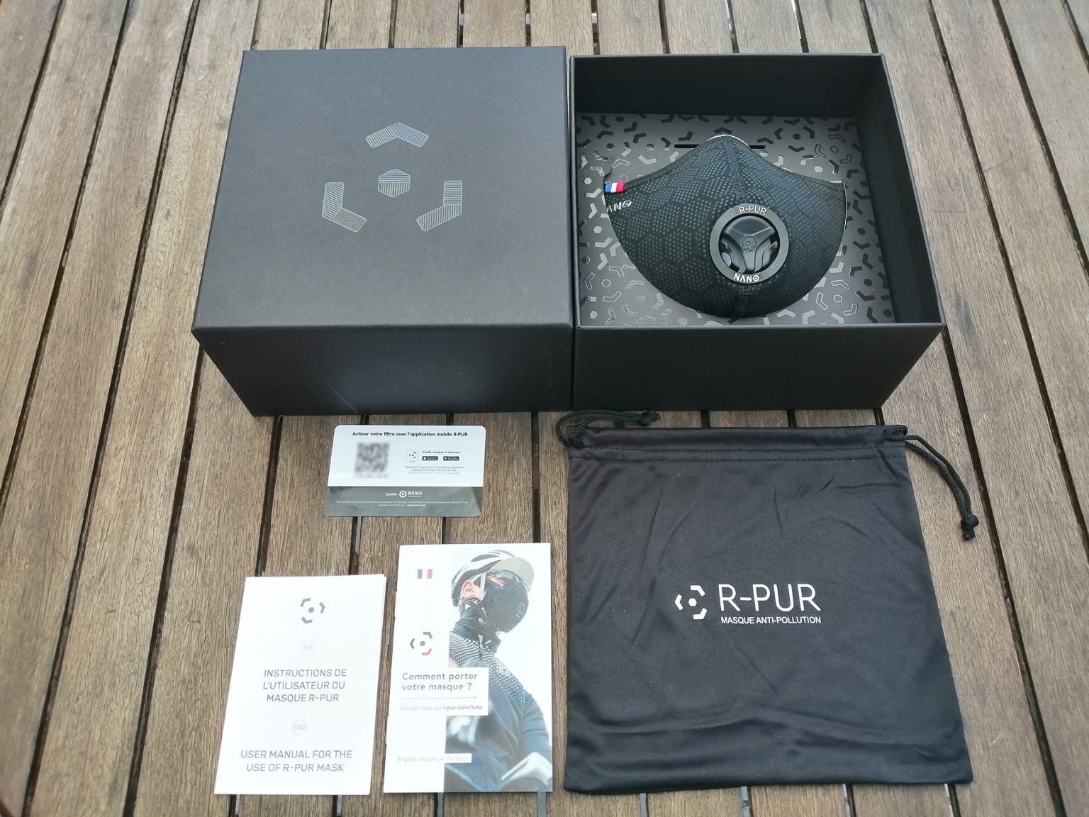Test R-PUR Nano Light : le masque réutilisable premium