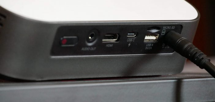 Connectivité Viewsonic M2e avec USB-C
