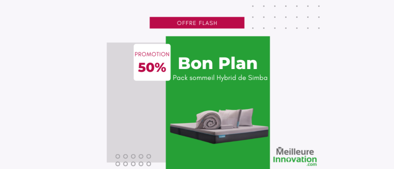 Bon Plan Simba 2021 : -50 % sur les matelas Simba et les accessoires avec le Black Friday