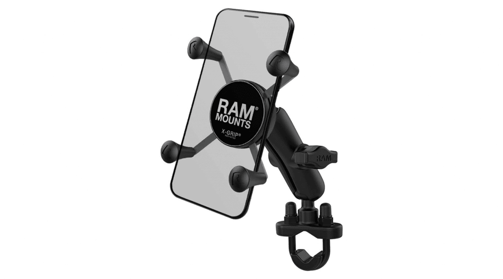 RAM Mount X grip support smartphone moto fixation innovante