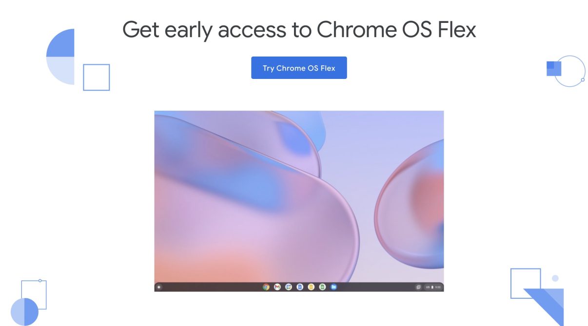 Chrome OS Flex interface