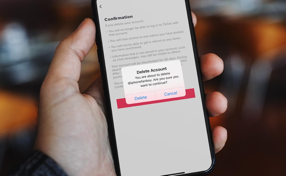 Comment (vraiment) supprimer son compte TikTok en 2025