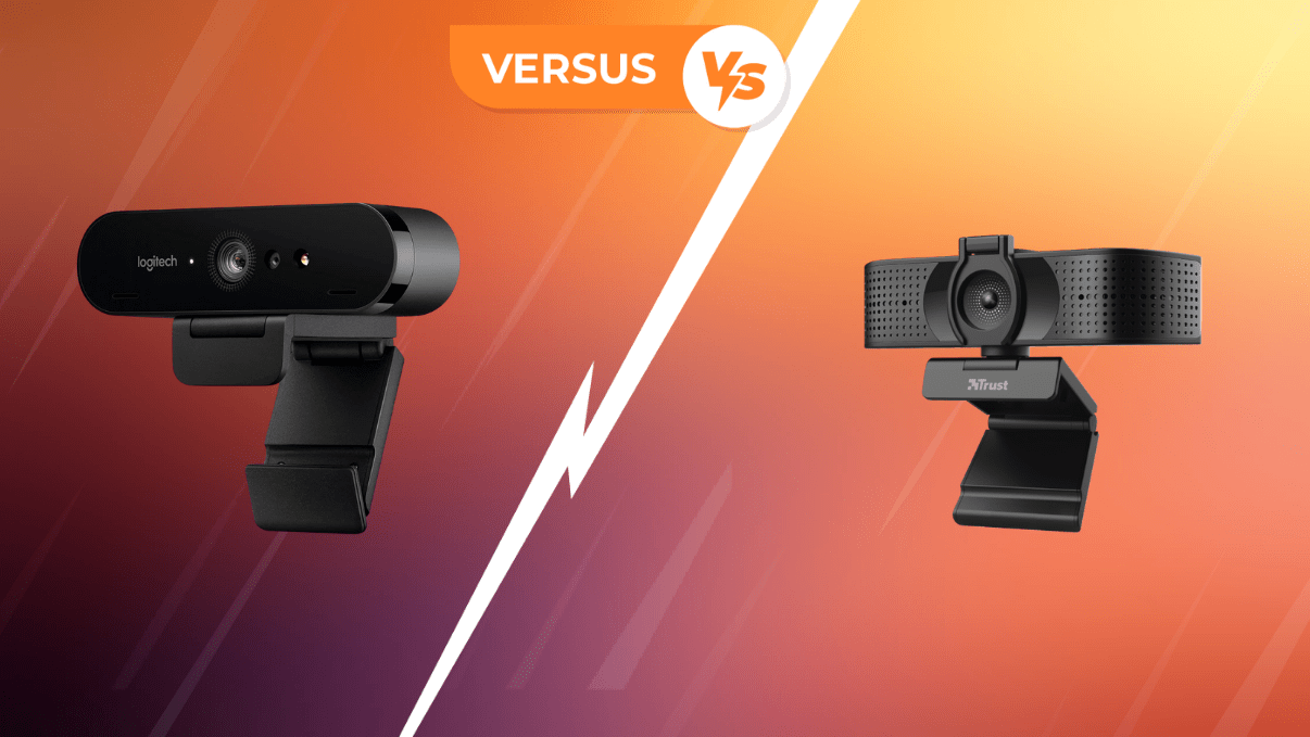 test webcam Logitech Brio 4k vs Webcam Trust Teza 4K