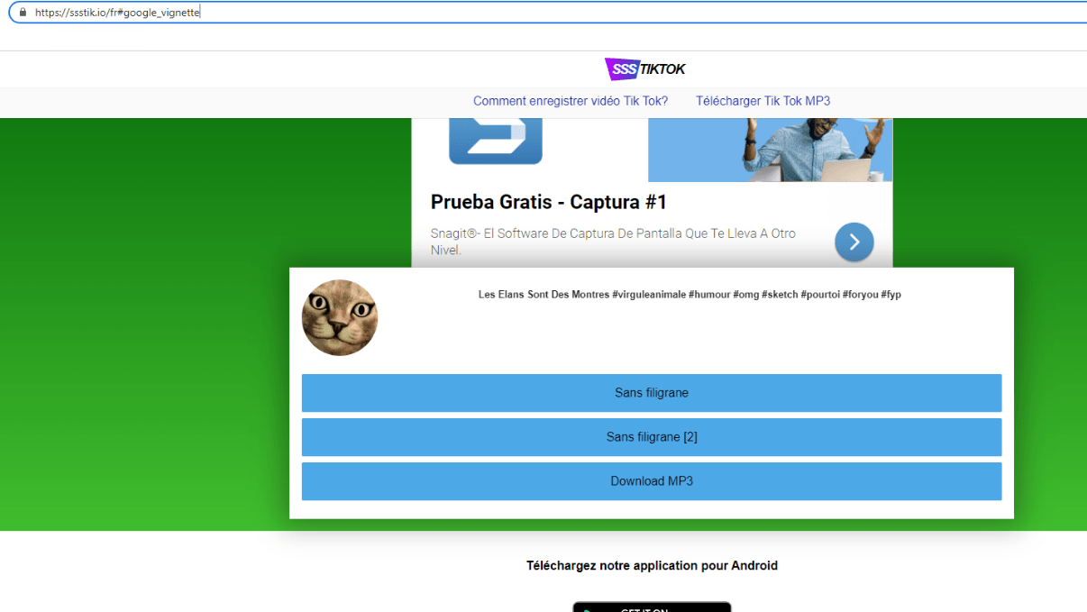 Comment télécharger des vidéos TikTok sans filigrane