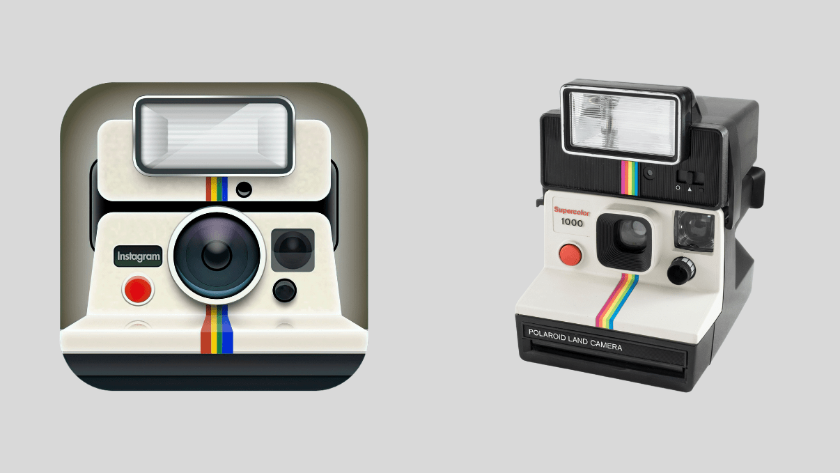 premier logo Instagram type polaroid