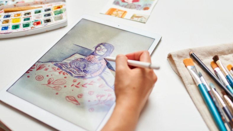 Utiliser un stylet actif pour iPad pour dessiner