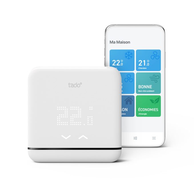 Le thermostat connecté V3+ et son application smartphone dédiée