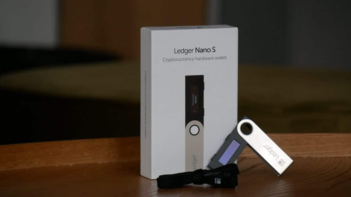 ledger Nano S hardware wallet
