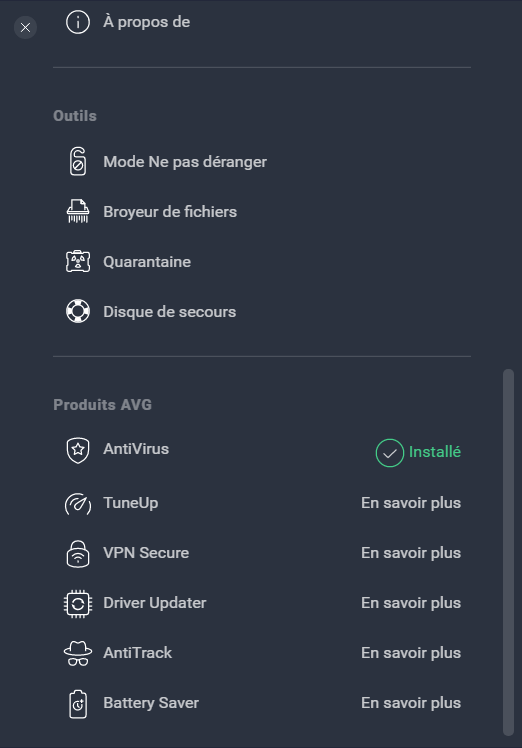 Test AVG Antivirus notre avis sur la suite complète