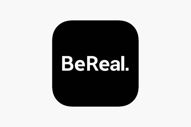 Logo BeReal noir et blanc