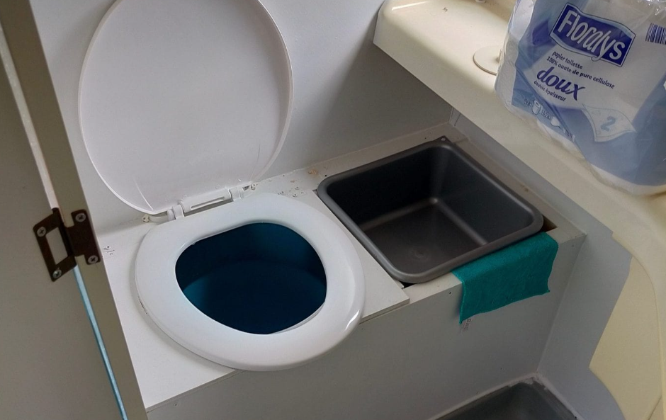 Toilettes sèches en camping car