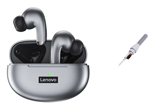 Écouteurs sans-fil Lenovo LP5 avec kit de nettoyage