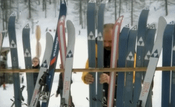 Skis qui tombent