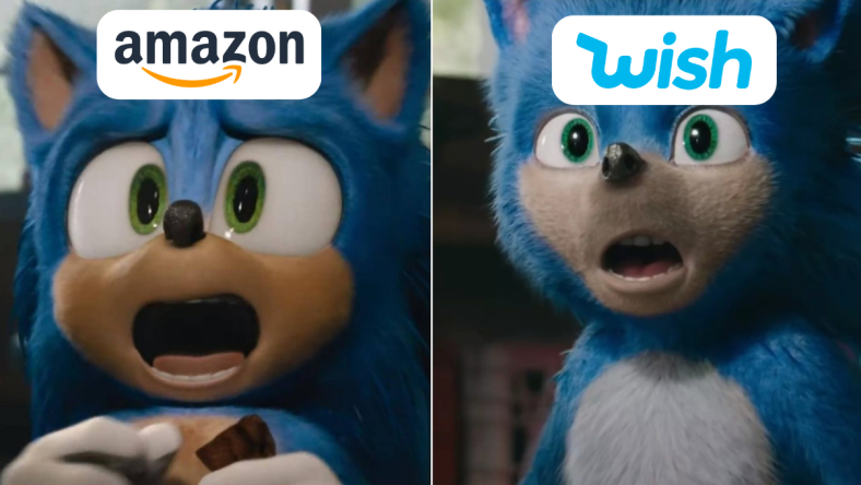 Sonic et Soinc Wish Vs Amazon
