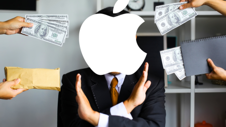 Apple refuse argent