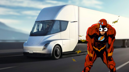 Camion électrique Tesla vs Flash