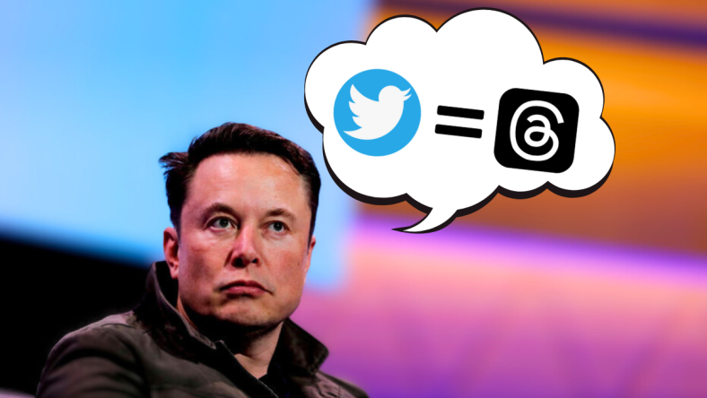 Twitter Elon Musk copie procès Meta Threads