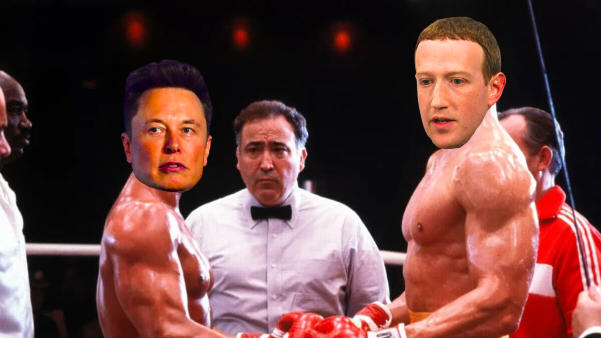 Elon Musk vs Mark Zuckerberg ring MMA twitter