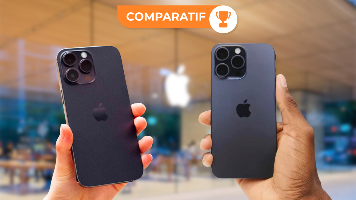 iPhone 15 et 14 comparatif