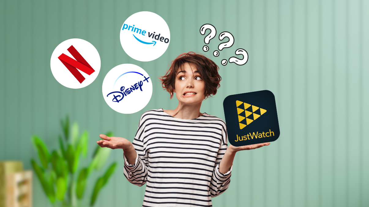 Une femme se pose des questions sur Netflix, Disney+, etc et trouve sa réponse sur JustWatch