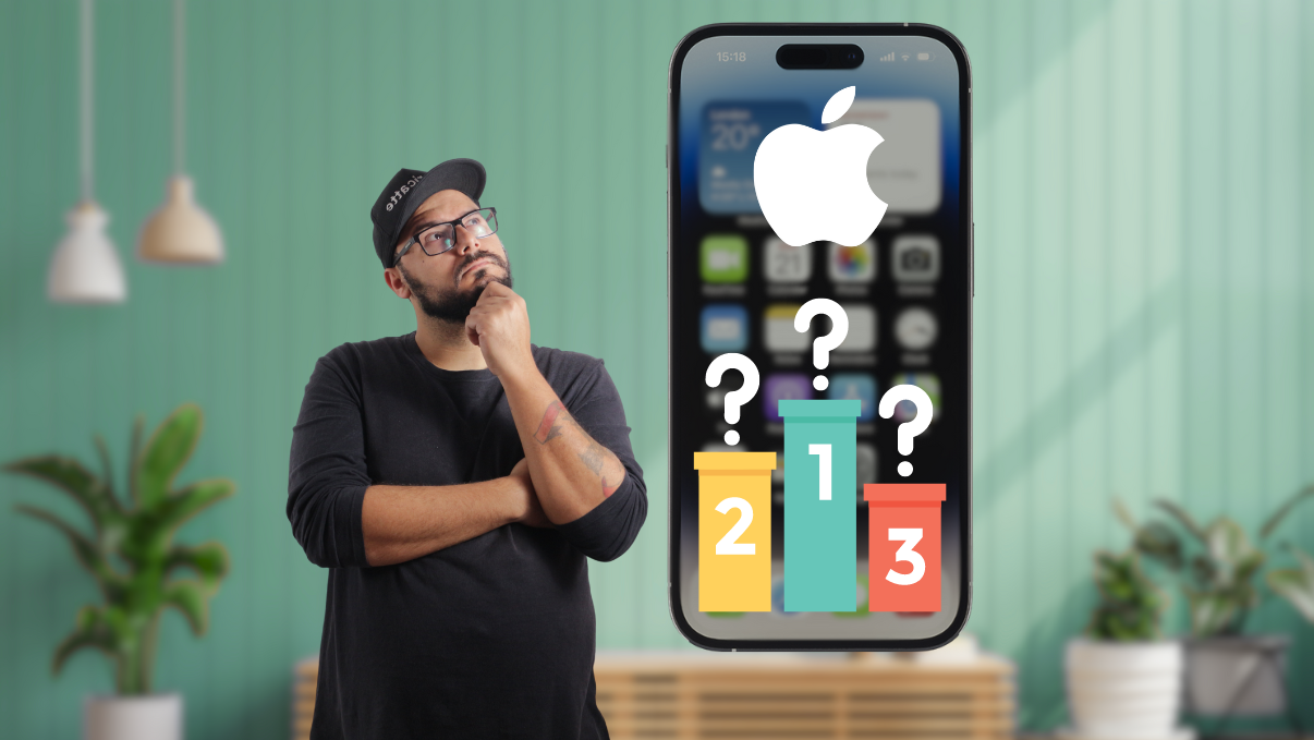un homme se demande quelles sont les meilleures applications pour son iphone