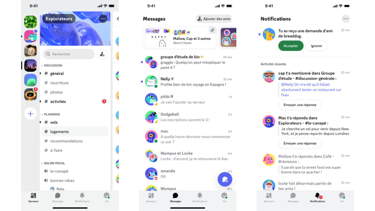 Discord : l'application mobile change complètement avec la dernière ...