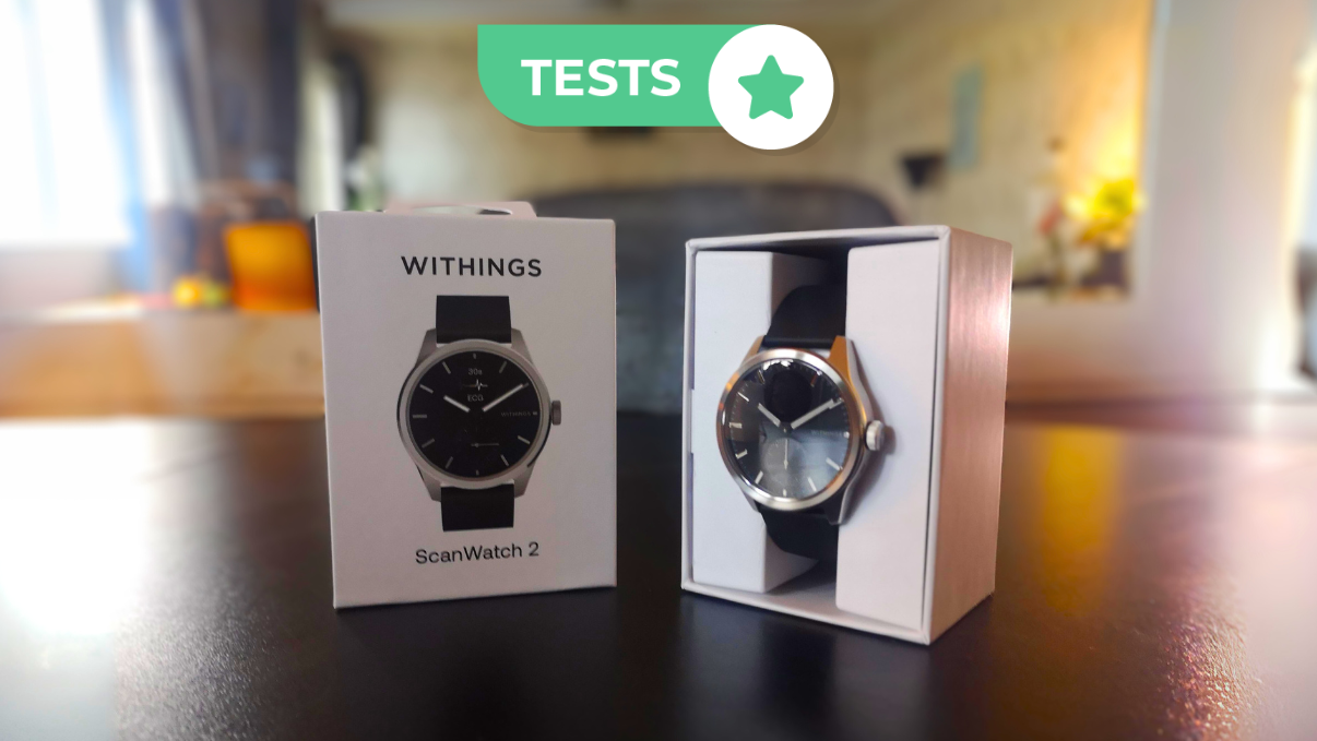 Montre Withings scanwatch 2 dans son emballage avant test et avis