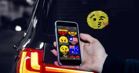 mojipic emoji voiture